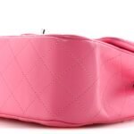 Lambskin Quilted Mini Square Flap Pink - Image 10