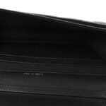 Lambskin Quilted Flap Shoulder Bag Chain Black - Image 5