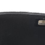 Lambskin Quilted Boy Wallet On Chain WOC Black - Image 8