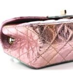 Metallic Goatskin Quilted Mini 2.55 Reissue Flap Multicolor - Image 9