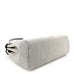 H Plume Canvas Vache Hunter Circuit Rider Hobnailed Herbag Zip Retourne 31 PM Black Ecru - Image 5