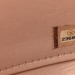 Iridescent Calfskin Quilted Small Straight Lined Flap Red - Image 9