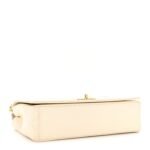 Sheepskin Quilted Medium Vintage Mademoiselle Flap White - Image 4