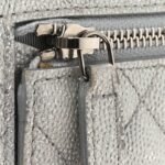 Metallic Caviar Quilted Compact Flap Wallet Silver - Image 10