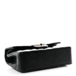 Lambskin Quilted Small Double Flap Black - Image 3
