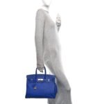 Epsom Birkin 35 Bleu Electrique - Image 2