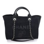 Mixed Fibers Small Deauville Tote Black