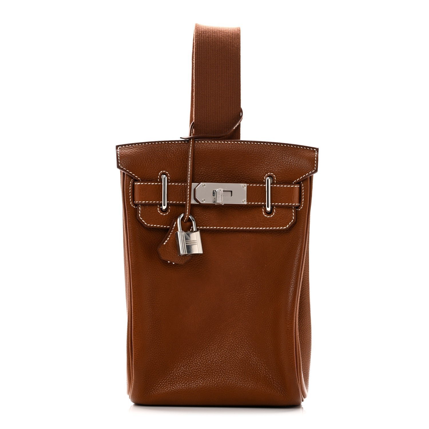 5a47ea5e398a51b7e3ec96f75632f19d.jpg Natural Barenia Faubourg Hac A Dos PM Backpack Fauve - Image 1