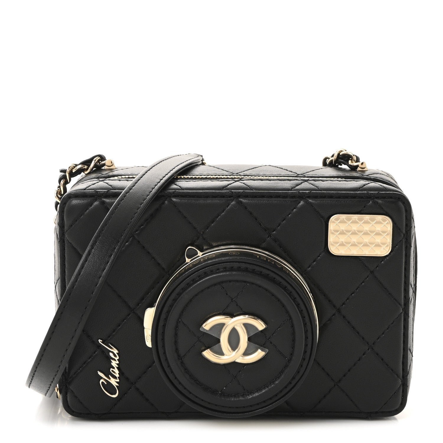 5db7f3b9158a9feced0936136fa929c4.jpg Lambskin Quilted Coco Click Bag Black - Image 1