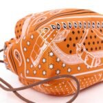Barenia Silk Eperons d'Or Fourbi 25 MM Bag Insert Orange Fauve - Image 8