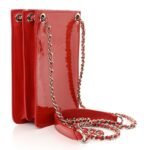 Patent Crossbody CC Phone Holder Red - Image 3