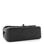 Lambskin Quilted Mini Rectangular Flap So Black - Image 4