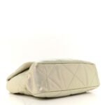 Iridescent Calfskin Quilted Large Chanel 19 Flap White - Image 4