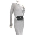 Grained Calfskin Quilted 2.55 Reissue Flap Belt Bag Clutch Black - Image 2