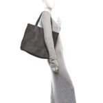 Taurillon Clemence Double Sens 36 Reversible Tote Graphite Bleu Electrique - Image 2