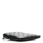 Lambskin Quilted Uniform Crossbody Bag Black - Image 4