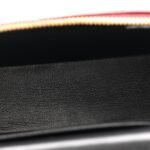 Lambskin Quilted Top Handle Slim Vanity With Chain Burgundy - Image 5