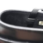 Lambskin Quilted Chain Around Phone Holder Black - Image 7