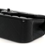 Lambskin Quilted Mini Top Handle Rectangular Flap So Black - Image 11