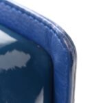 Patent Calfskin Quilted Medium Plexiglass Boy Flap Blue - Image 12