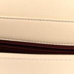 Sheepskin Quilted Medium Vintage Mademoiselle Flap White - Image 11