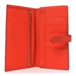 Epsom Bearn Gusset Wallet Orange Poppy - Image 5