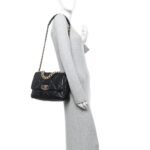 Lambskin Quilted Large Chanel 19 Flap Black - Image 2