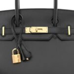 Box Birkin Sellier 30 Black - Image 8