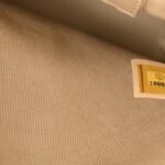 Lambskin Quilted Cloudy Bundle North South Tote Beige - Image 7