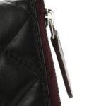 Lambskin Quilted Small Cosmetic Case Black - Image 8