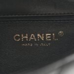 Lambskin Quilted Extra Mini V For Victory Flap Black - Image 6