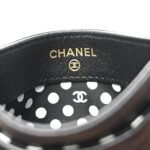 Lambskin Quilted Pearl CC Chanel Card Holder Black - Image 6