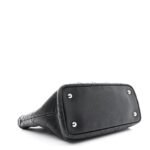 Grained Calfskin Shopping Fever Tote Black - Image 5