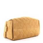 Suede Quilted Small Chanel 25 Handbag Beige - Image 4