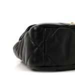 Lambskin Quilted Medium Chanel 19 Flap Black - Image 9
