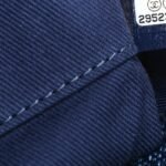 Mixed Fibers Striped Medium Deauville Tote Navy Blue - Image 7