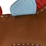Milo Lambskin Grigri Rodeo Horse Bag Charm PM Gold Rouge Indien Celeste - Image 3