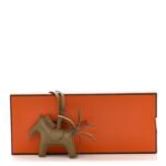 Milo Lambskin Grigri Rodeo Horse Bag Charm PM Beige Marfa - Image 4