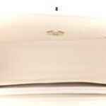 Lambskin Quilted Mini Rectangular Flap White - Image 8