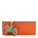Milo Lambskin Grigri Rodeo Pegase Horse Bag Charm PM Chai Mauve Sylvestre Menthe - Image 5