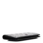 Patent Calfskin Quilted Yen Wallet So Black - Image 4