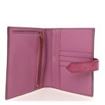 Ostrich Bearn Compact Wallet Fuchsia - Image 6