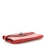 Ostrich Kelly Longue Wallet Rouge Vif - Image 4