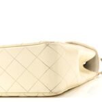 Distressed Patent Jumbo Single Flap White - Image 10