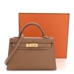 Chevre Mysore Mini Kelly Sellier 20 Quebracho - Image 15