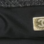 Washed Denim Quilted Maxi Flap Bag Black - Image 7