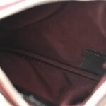 Lambskin Quilted Small Cosmetic Case Black - Image 5