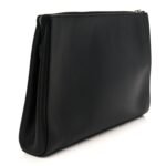 Grained Calfskin Large Neo Executive Cosmetic Case Black - Image 3