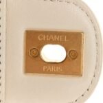 Lambskin Handle Crush Top Handle Flap Bag White - Image 11