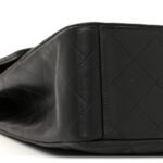 Lambskin Quilted XL Jumbo Single Flap Black - Image 10
